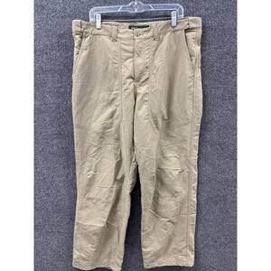 Eddie Bauer Sport Outdoor Nylon Hiking Pants Men's Size 38x32 Beige